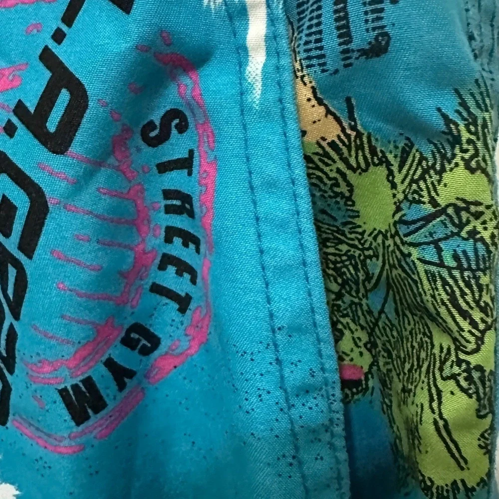 178 Forever 21 |EUC L.A. Gear Men’s Swim Trunks – Blue Palm Tree Print (Size XS)